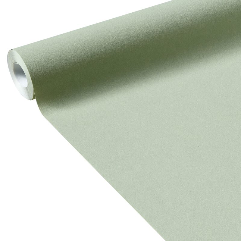 Papier peint intissé ESSENTIELLE coloris vert amande