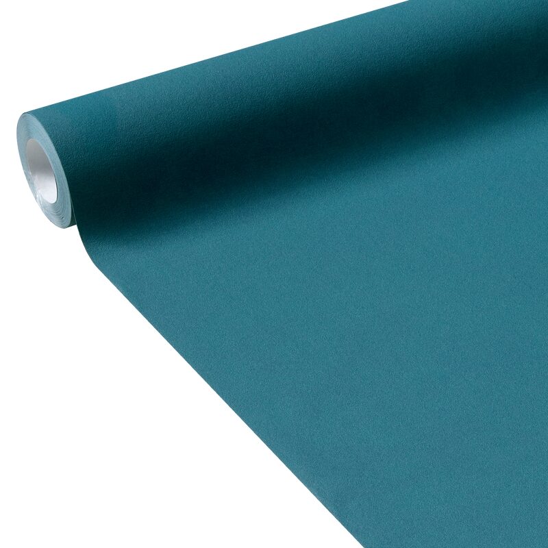 Papier peint intissé ESSENTIELLE coloris bleu pétrole