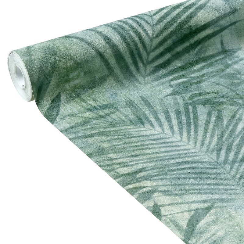 Papier peint intissé AMAZONIA X NEW WALLS coloris vert moyen
