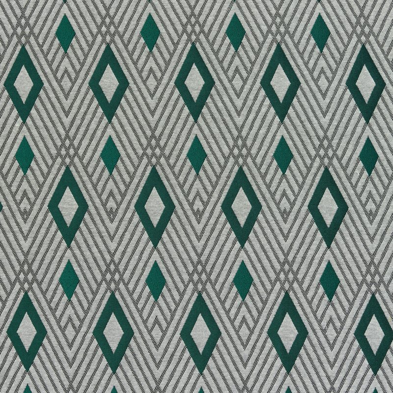 Tissu MOMA coloris vert émeraude