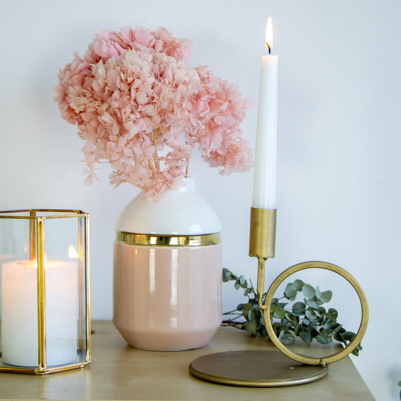 Vase ABERDEEN coloris rose