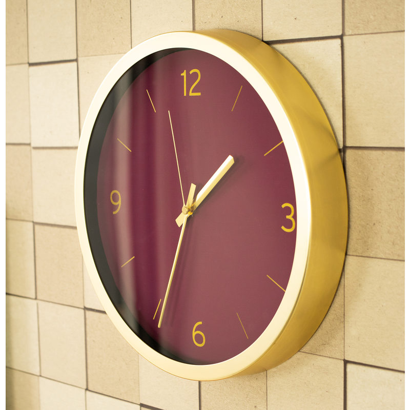 Horloge PIA coloris bordeaux