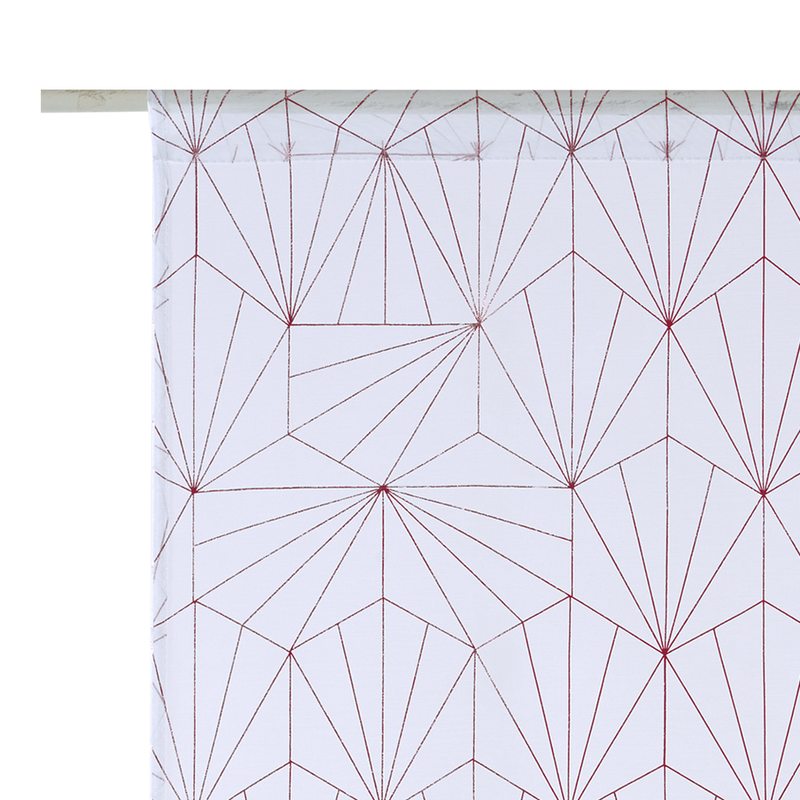 Vitrage LUCIANA coloris cuivre 70 x 200 cm