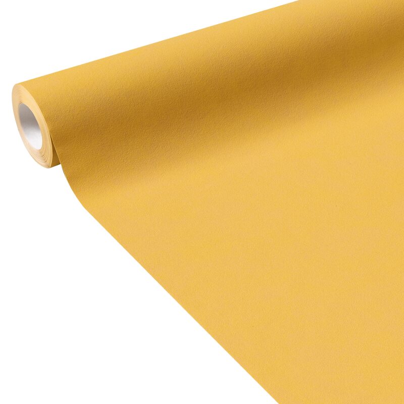 Papier peint intissé ESSENTIELLE coloris ocre jaune