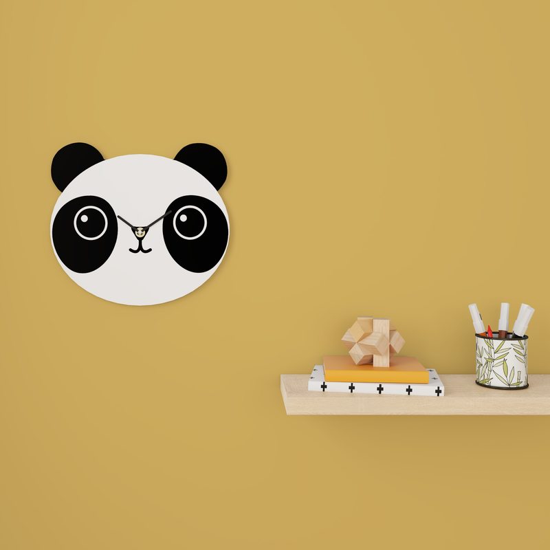 Horloge PANDA coloris noir et blanc