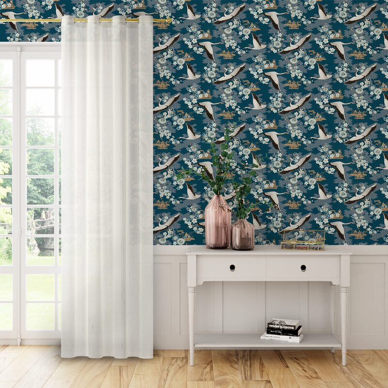 Voilage FREE coloris blanc 140 x 260 cm