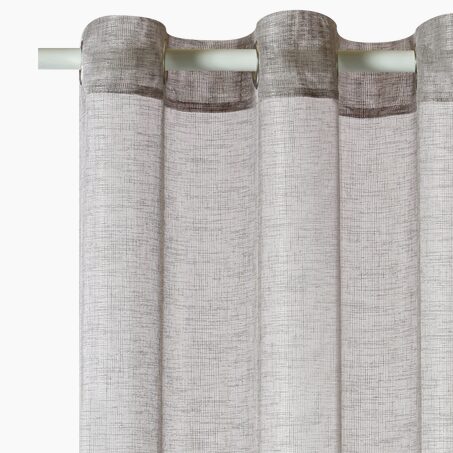 Voilage CANOAS coloris gris 140 x 260 cm