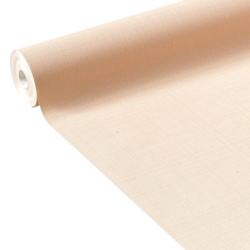 Papier peint intissé LAZY coloris rose poudré