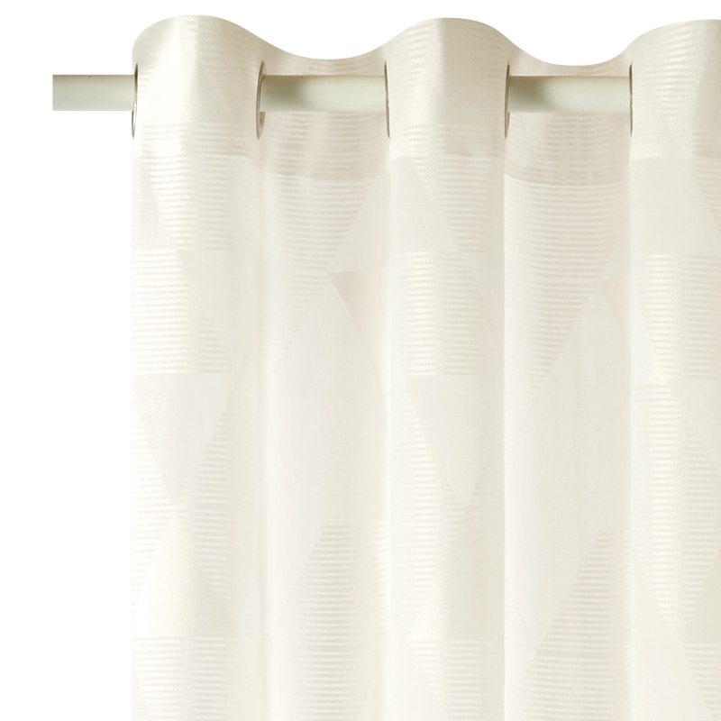 Voilage MALDEN coloris blanc 140 x 240 cm