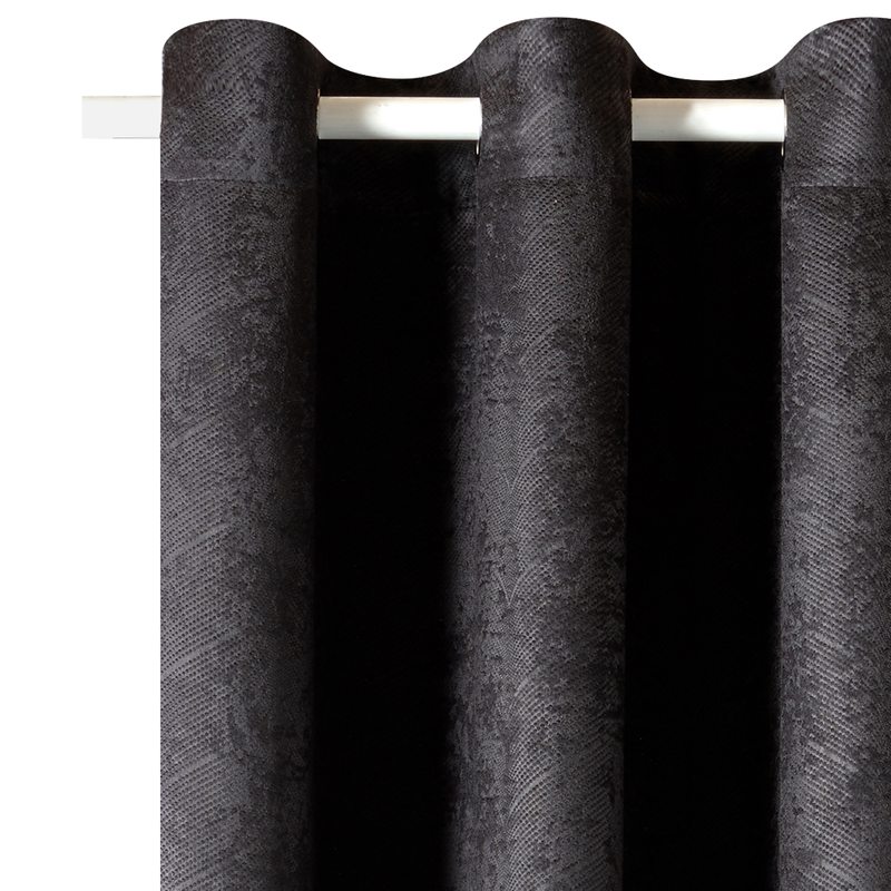 Rideau occultant FIGUEIRAS coloris noir 140 x 250 cm