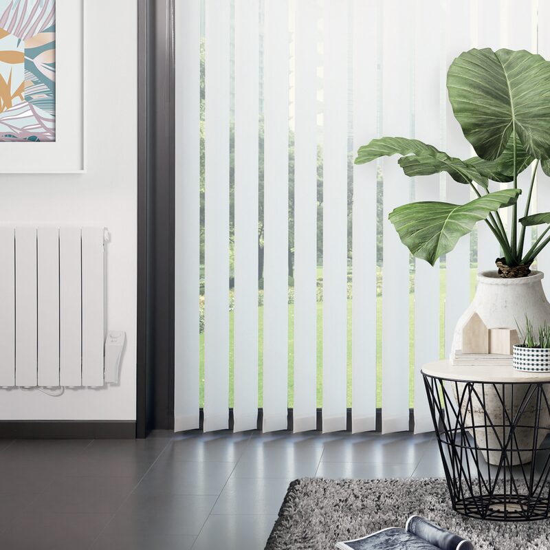 Store californien AZUR coloris blanc 250 x 260 cm
