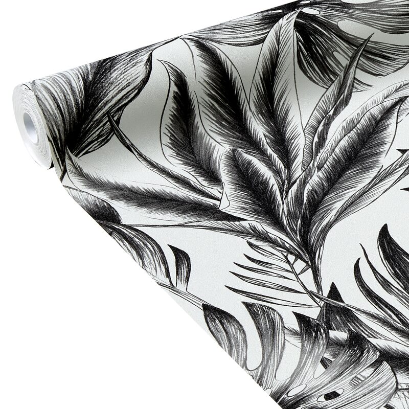 Papier peint intissé SORAYA coloris noir