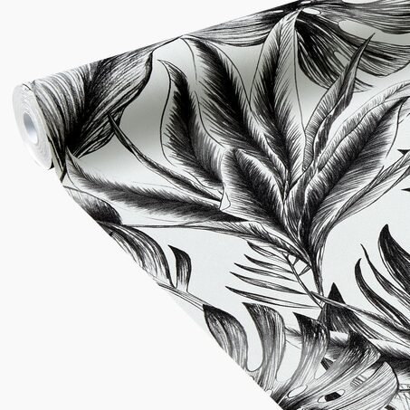 Papier peint intissé SORAYA coloris noir
