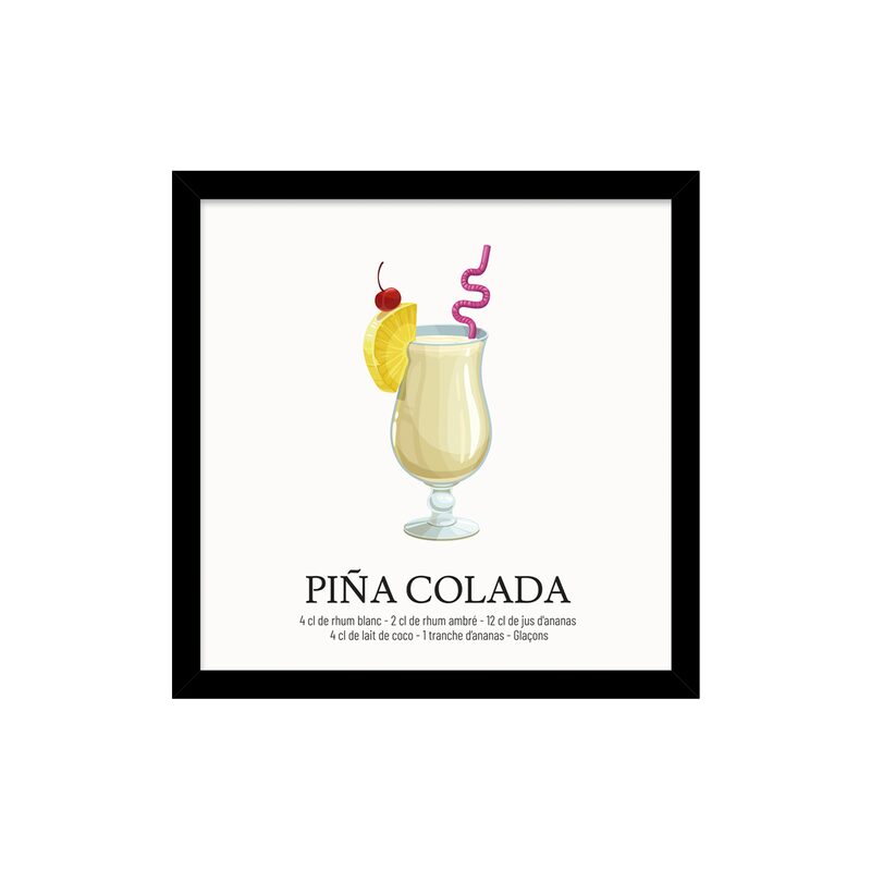 Tableau PINA COLADA coloris multicolore