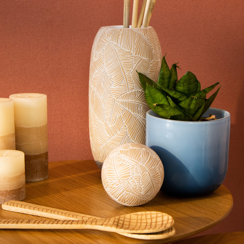 Vase COARAZE coloris beige makuria
