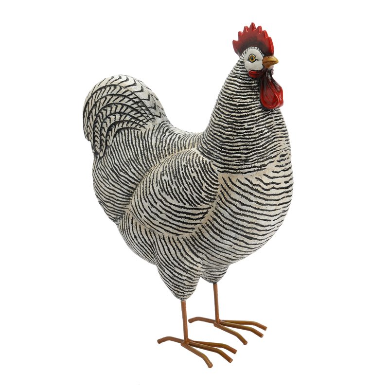 Figurine ROOSTER coloris gris