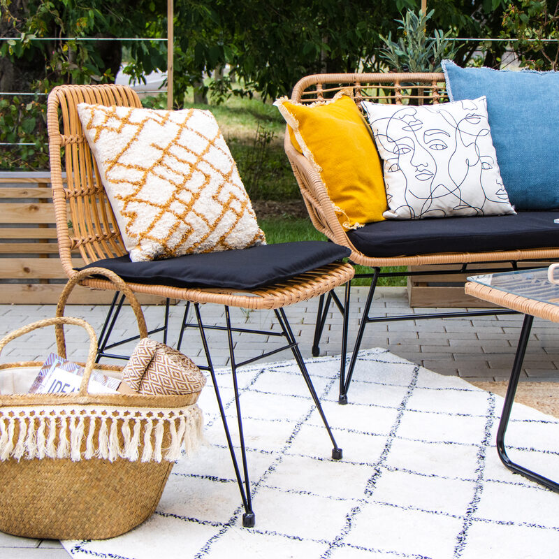 Chaise PALMA coloris naturel