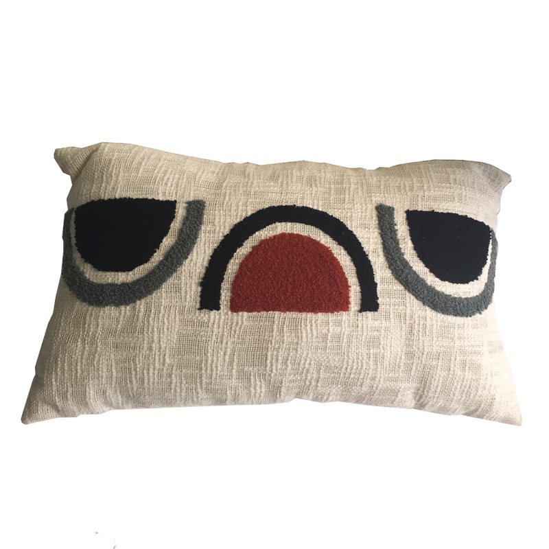 Coussin ASSA coloris beige 30 x 50 cm