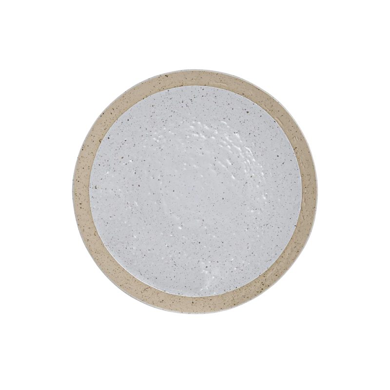 Assiette SARRANT 21 cm coloris grès
