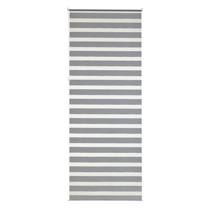 Store jour/nuit ECLIPSE coloris gris chiné 92 x 160 cm