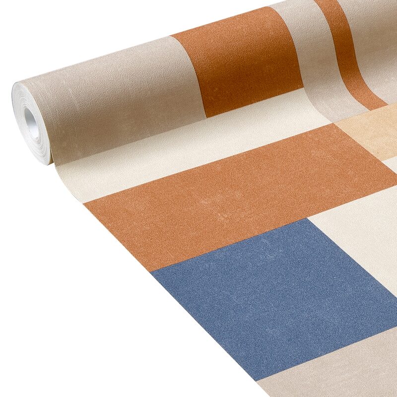 Papier peint intissé IMLIL coloris multicolore