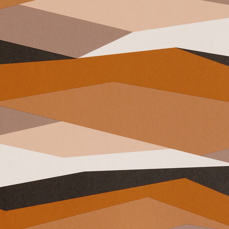 Papier peint intissé ATLAS coloris terracotta