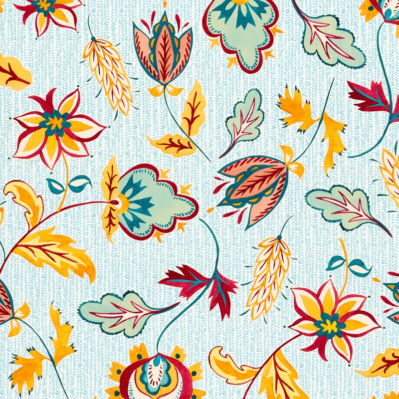 Papier peint intissé BOUKHARA coloris multicolore