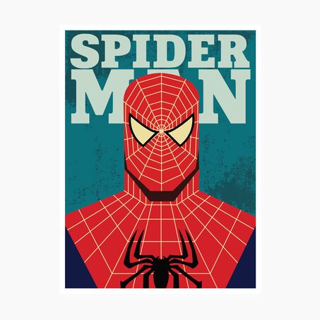 Blue Shaker Affiche SPIDER MAN 30 x 40 cm