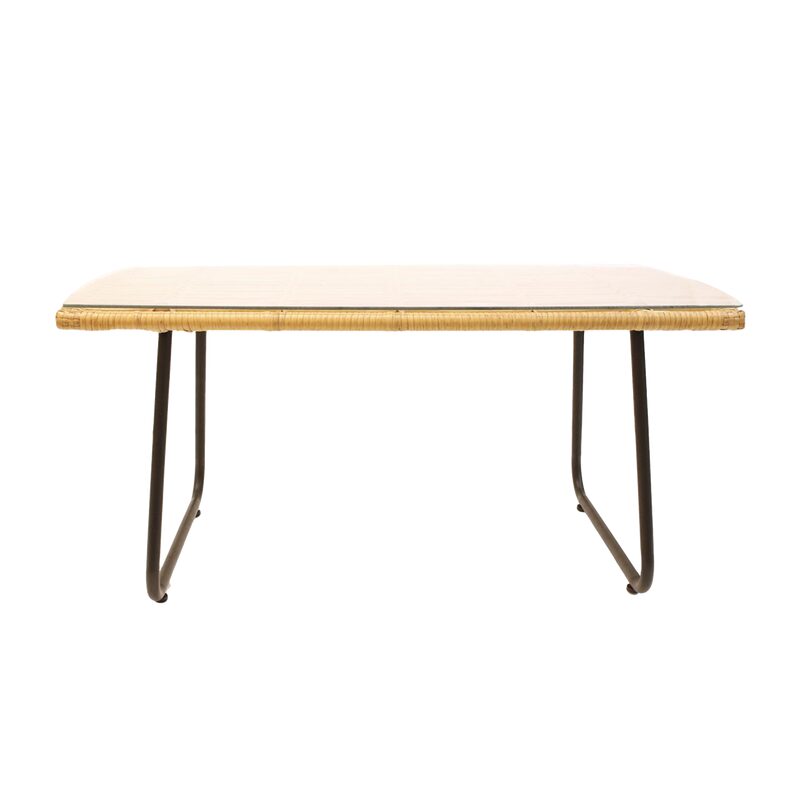 Table PALMA coloris naturel 95 x 55 cm