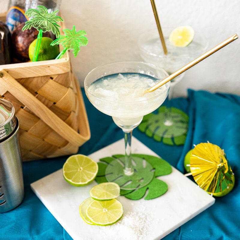 Set cocktail CUBATÃO coloris transparent, jaune et vert