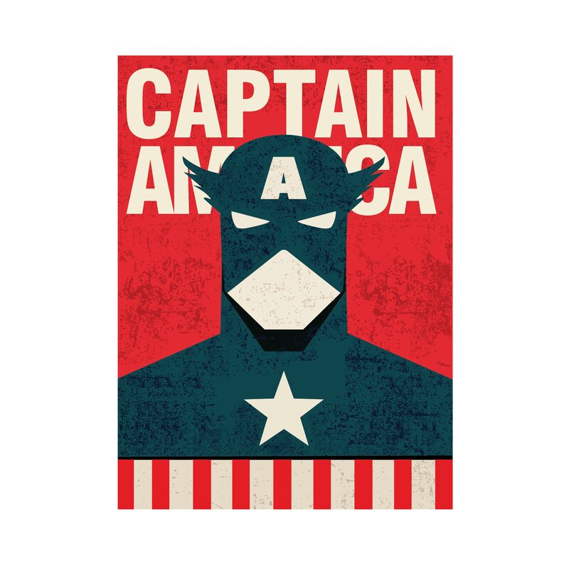 Affiche CAPTAIN AMERICA 30 x 40 cm