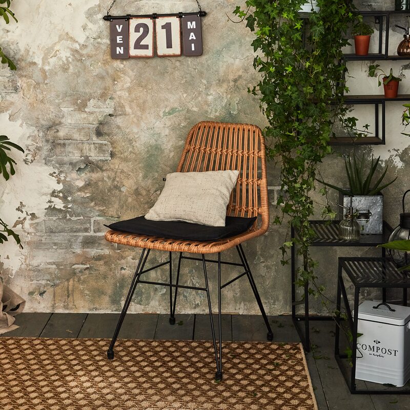 Chaise PALMA coloris naturel