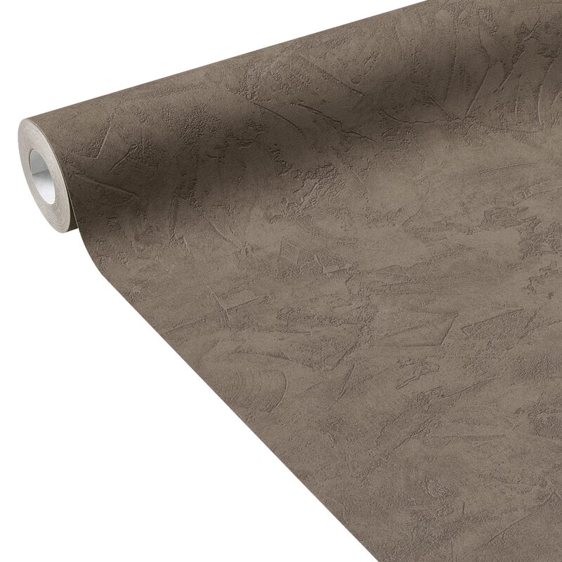 Papier peint intissé RAVENNE coloris marron glacé