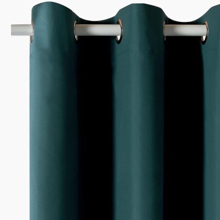 Rideau 100% occultant MANN bleu pétrole 140 x 260 cm