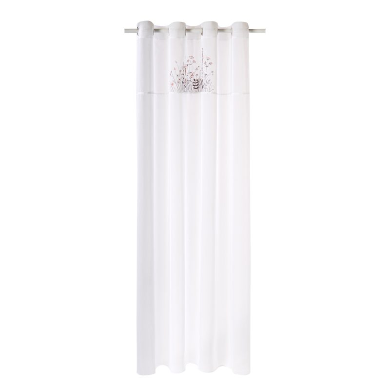Voilage MARGOT coloris rose poudré 140 x 240 cm