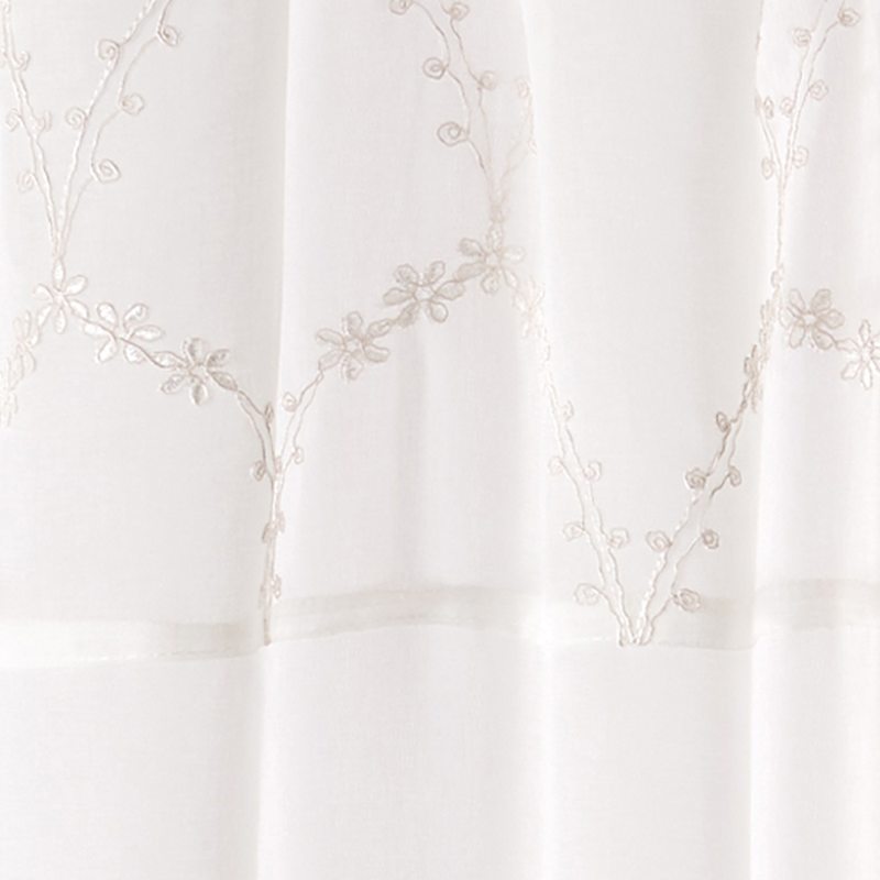 Voilage KINA coloris ivoire 140 x 240 cm