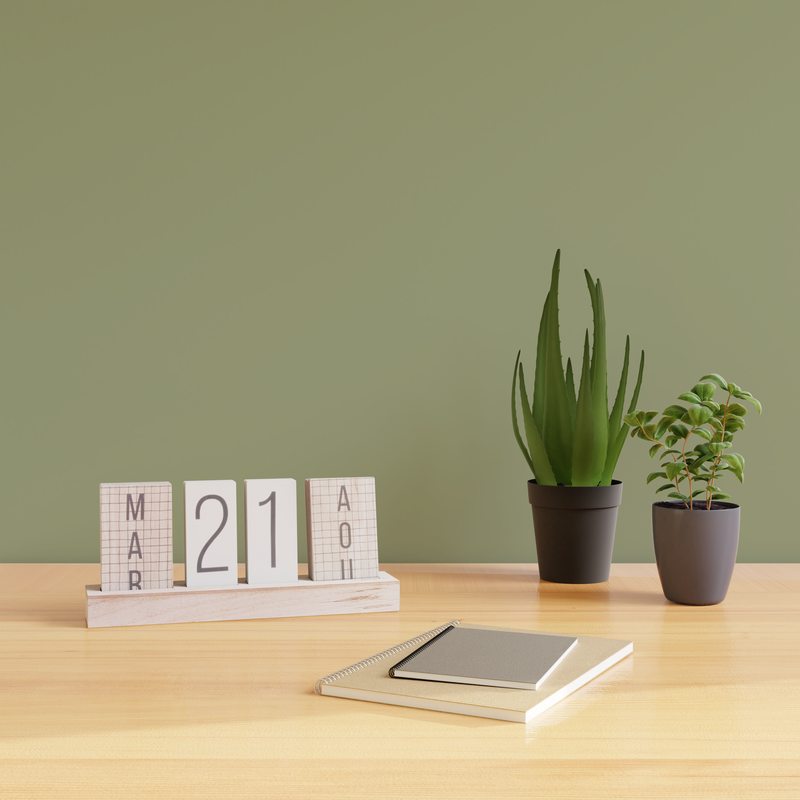 Calendrier CRONOS coloris beige