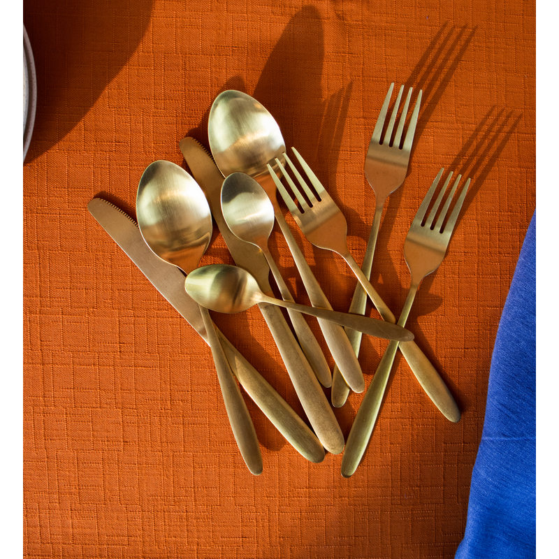 Coffret couverts ELKO coloris or