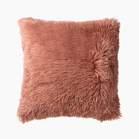 Coussin BODRUN coloris terre cuite 45 x 45 cm