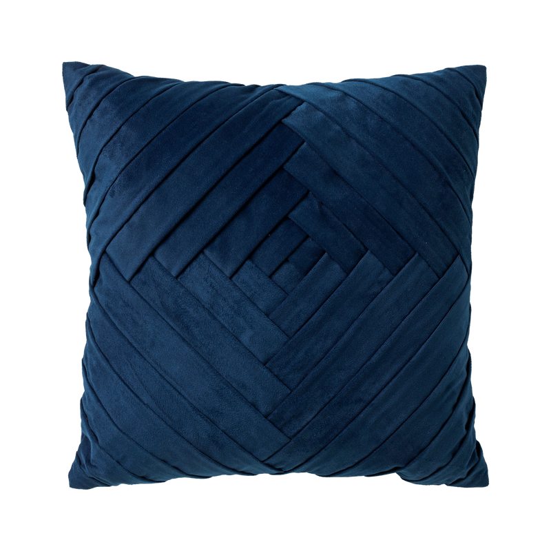 Coussin ILLY coloris bleu nuit 45 x 45 cm