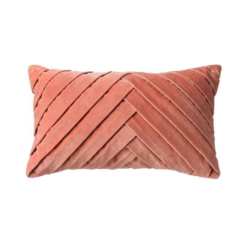 Coussin MEIM coloris vieux rose 30 x 50 cm