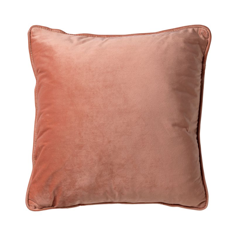 Coussin FYN coloris nude orangé 60 x 60 cm