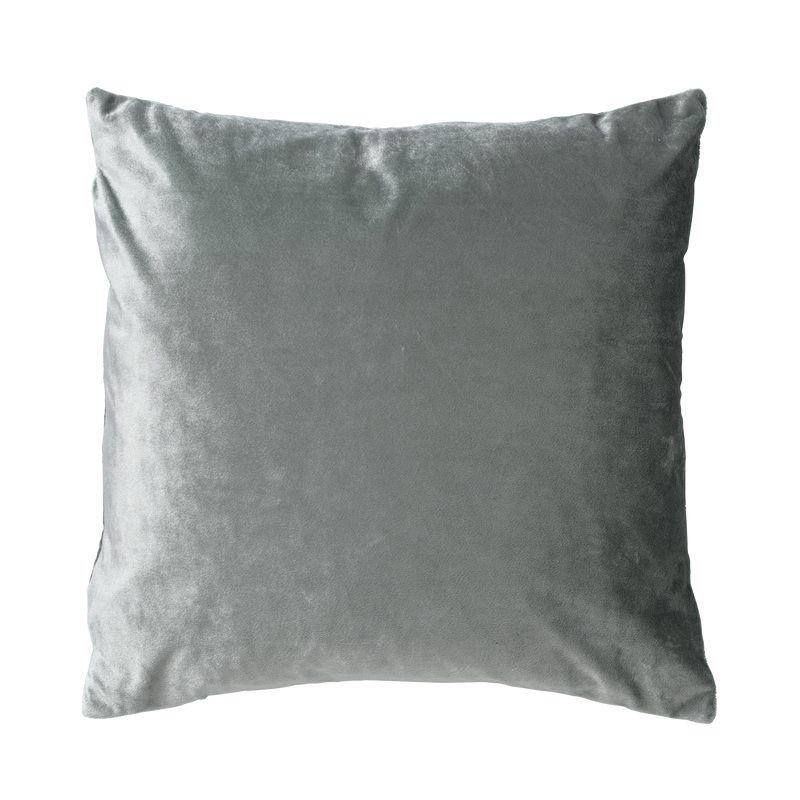 Coussin OTA coloris gris acier 45 x 45 cm