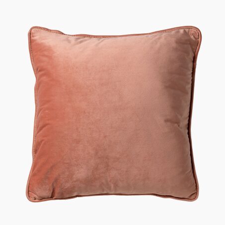 Coussin FYN coloris nude orangé 45 x 45 cm