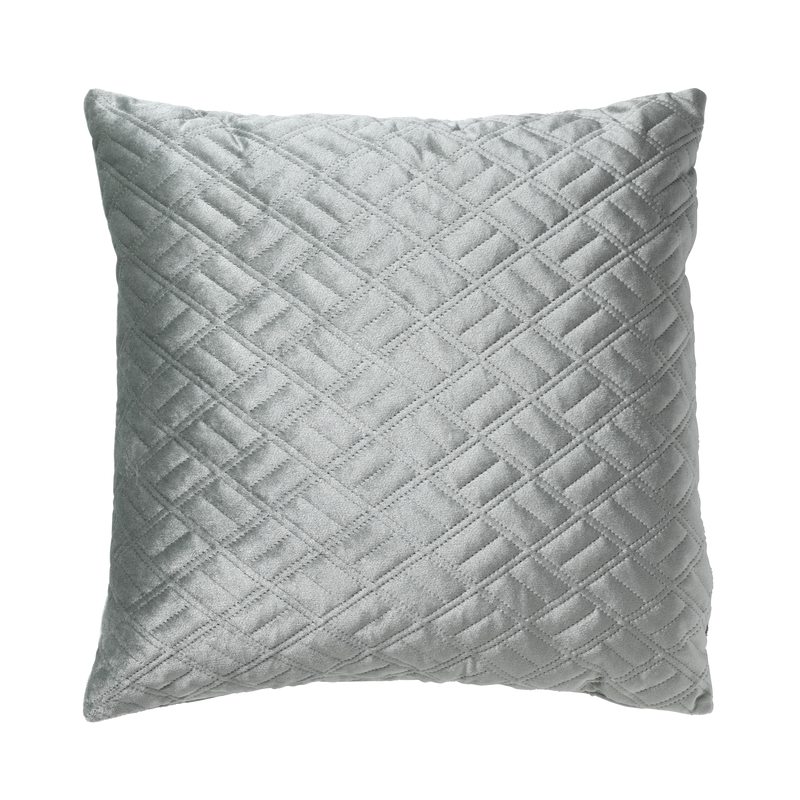 Coussin OTA coloris gris acier 45 x 45 cm