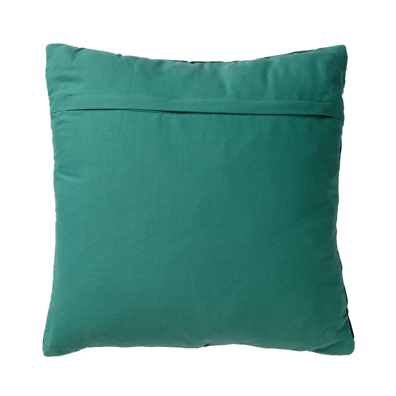 Coussin IDIE coloris émeraude 45 x 45 cm