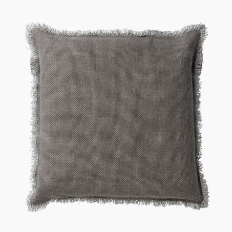 Coussin BURTA coloris taupe 60 x 60 cm