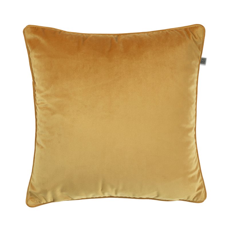 Coussin FYN coloris jaune moutarde 45 x 45 cm