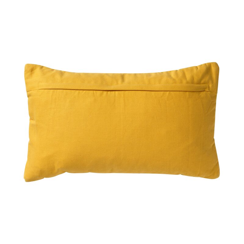 Coussin MEIM coloris jaune moutarde 30 x 50 cm