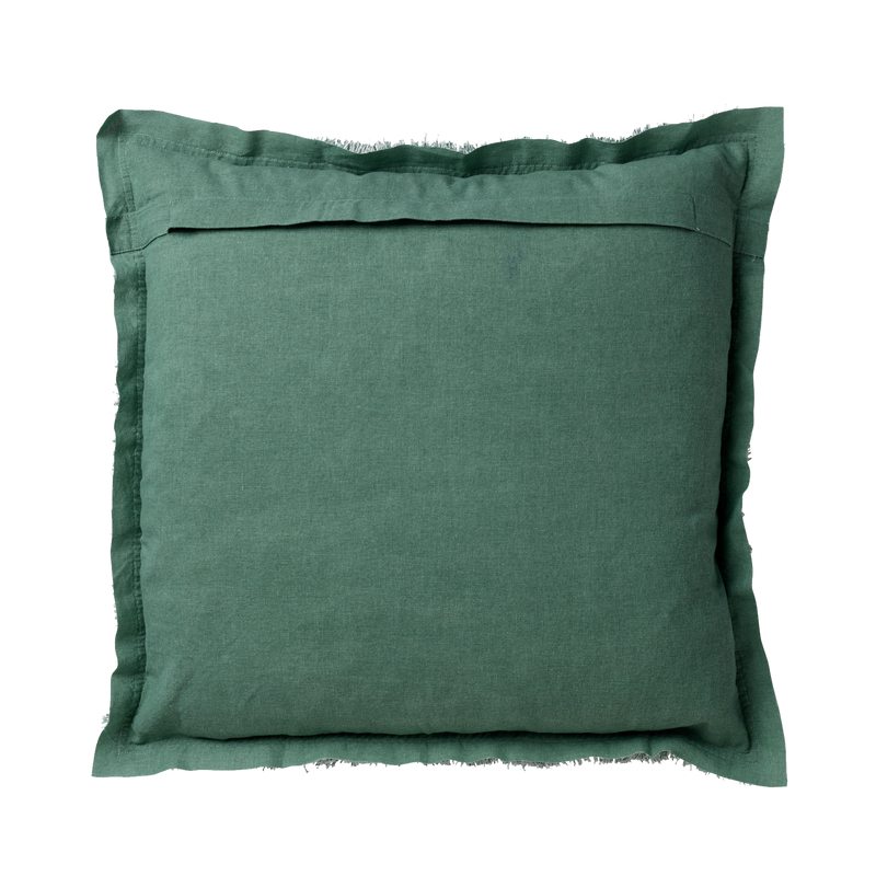 Coussin BURTA coloris vert jade 60 x 60 cm